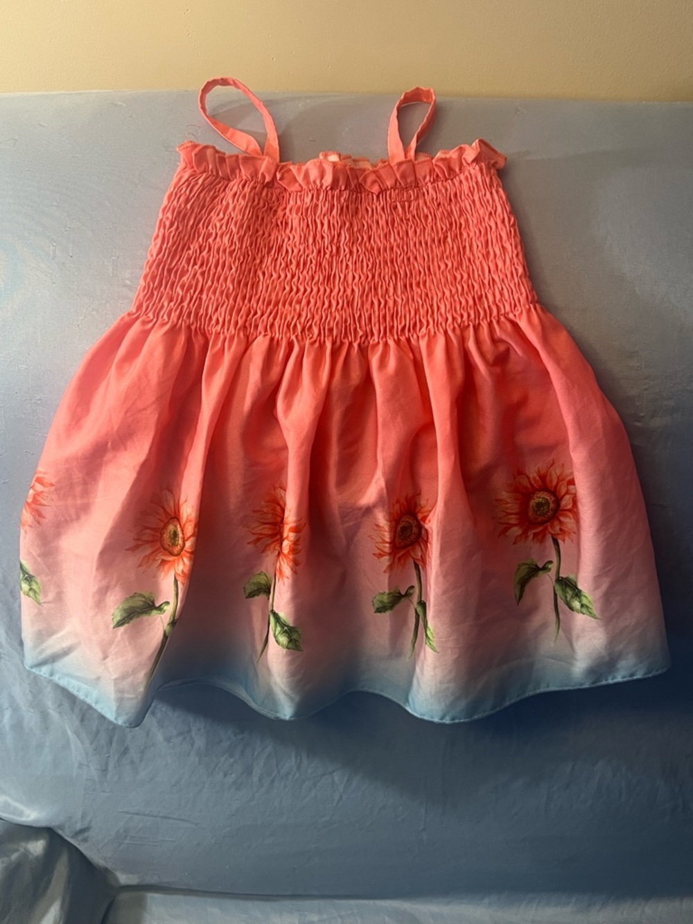 Pink Sunflower Sundress